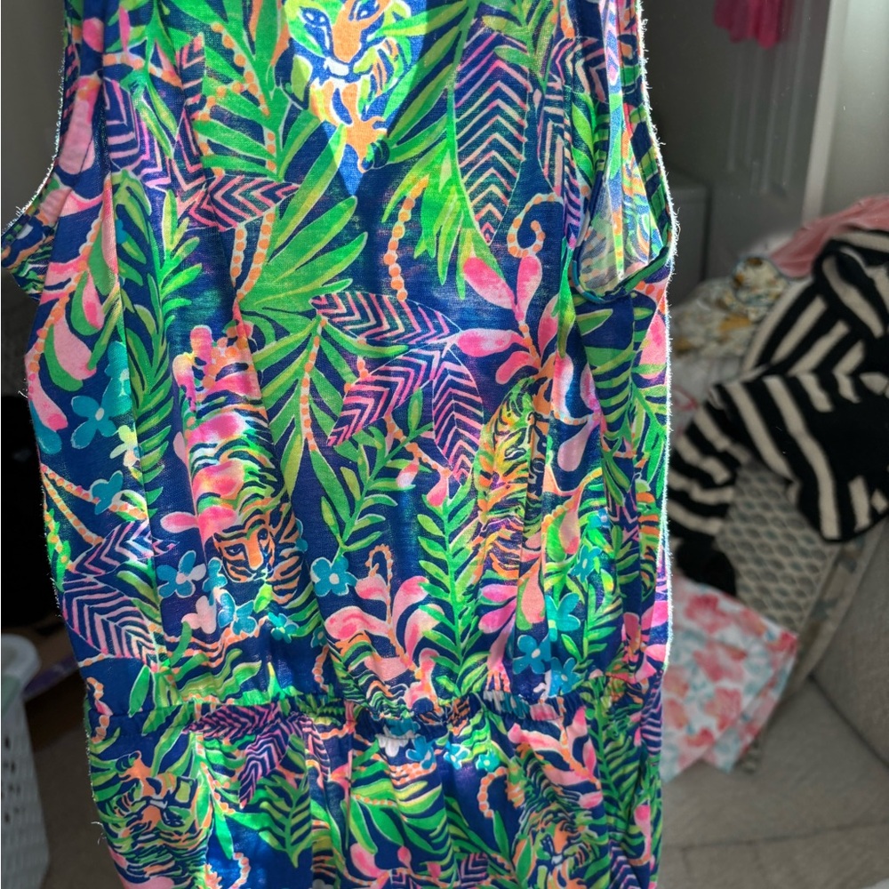 Vibrant Jungle Print Dress